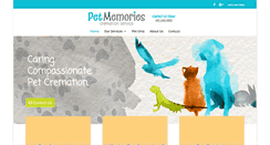 Desktop Screenshot of petmemoriesok.com